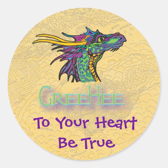 To Your Heart Be True Stickers (Front)