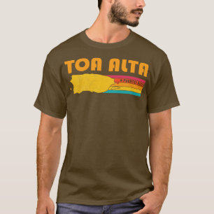Toa Alta Puerto Rico Vintage Distressed Souvenir T-Shirt