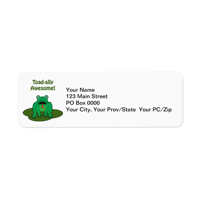 Toad-ally Awesome (Front)