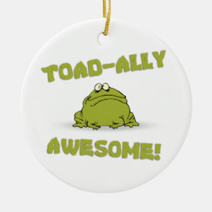 Toad-ally Awesome Ceramic Tree Decoration