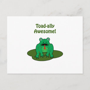 Toad-ally Awesome Postcard