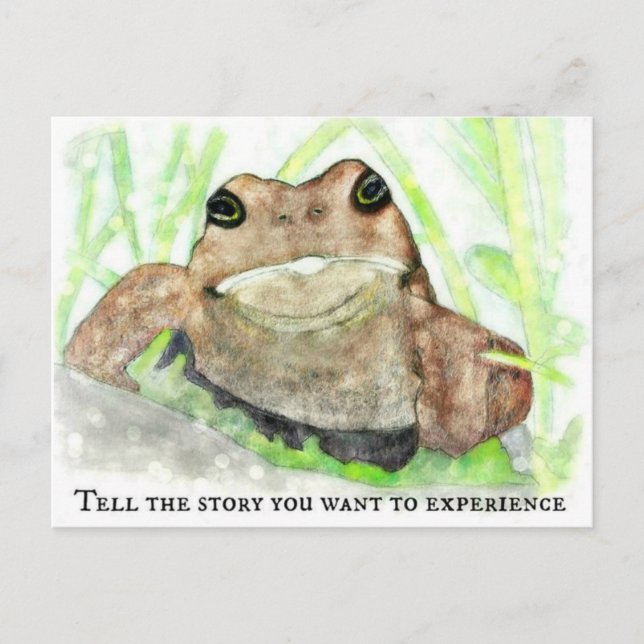 "Toad-ally Awesome" - Tell the story you want Postcard (Front)