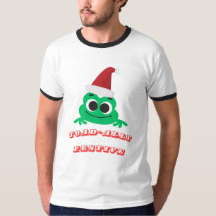 Toad-ally Festive Christmas Frog _ Cute Holiday De T-Shirt