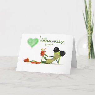 Toad-ally Yours Greeting Card