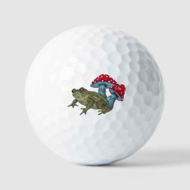 Toad and Toadstool Golf Balls (Front)