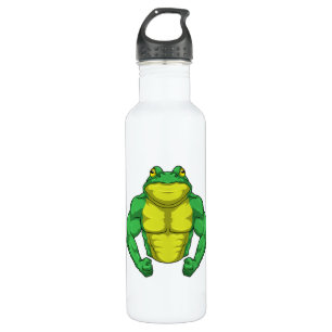 Toad as Bodybuilder with big Muscles 710 Ml Water Bottle