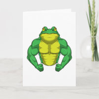 Toad as Bodybuilder with big Muscles