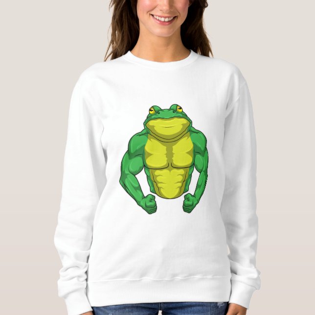 Toad as Bodybuilder with big Muscles Sweatshirt (Front)