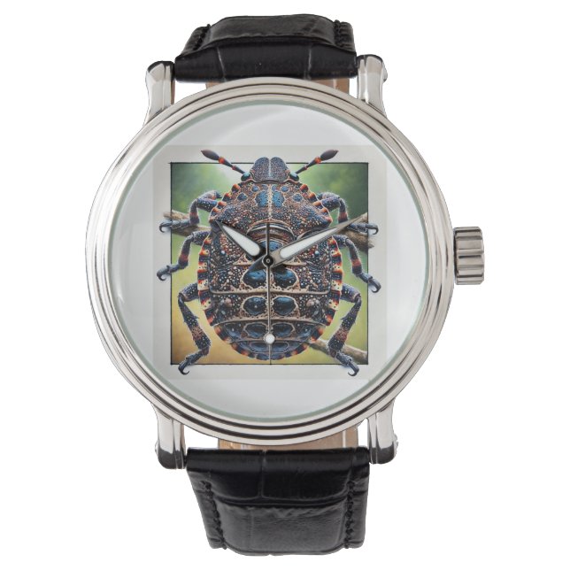 Toad Bug 120924IREF232 - Watercolor Watch (Front)