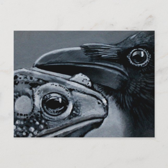 Toad & Crow Postcard (Front)