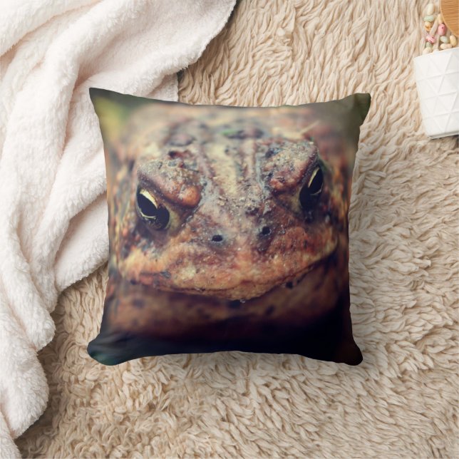 Toad Face Up Close  Cushion (Blanket)