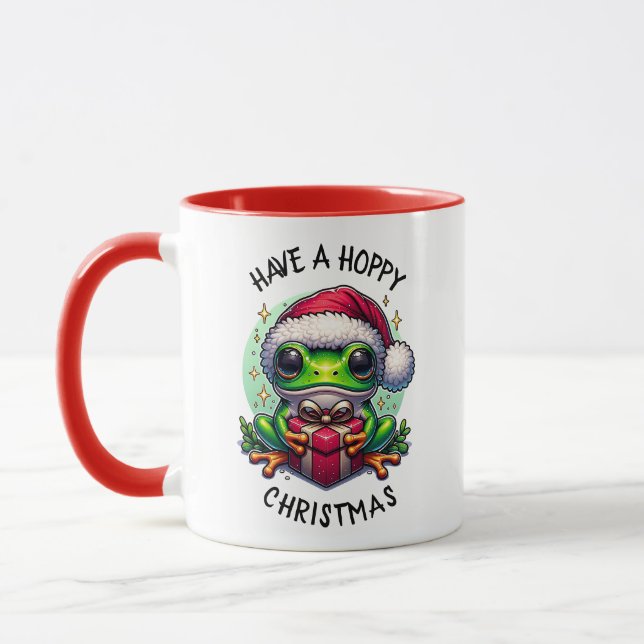 Toad-ily Awesome Christmas Mug Personalised (Left)