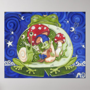 Toad King Poster