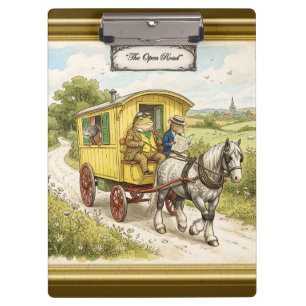 Toad Mole and Ratty on the Open Road Clipboard