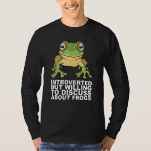 Toad Pet Studying Frog Collector 20 T-Shirt