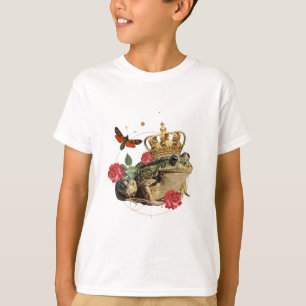Toad Queen with Gold Crown - Funny Amphibians T-Shirt
