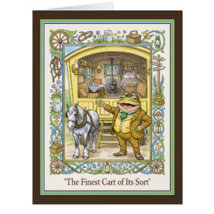 Toad Showing Off the inside of the Yellow Caravan