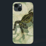 Toad Swinning in the Water iPhone 13 Case<br><div class="desc">Vision Studio is using the giclée (French for “to spray”) technique in this art piece. It makes it unique and the different shades of green emphasize the peacefulness on this image. Choose this piece of artwork for your next Zazzle product.</div>