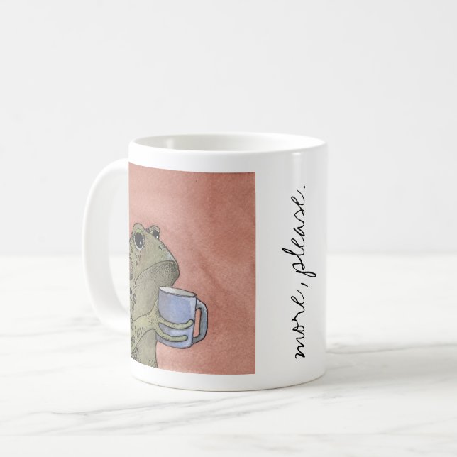 Toad wants "More, Please" Mug (Front Left)