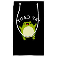 Toad Ya Funny Frog Pun Dark BG
