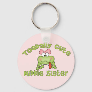 Toadally Cute Middle Sister Key Ring