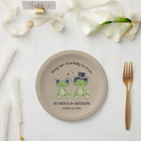©Toadally in Love Cute Frog Wedding Personalised