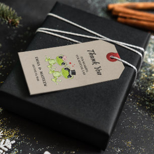 Toadally in Love Frog Wedding Favour Gift Tag