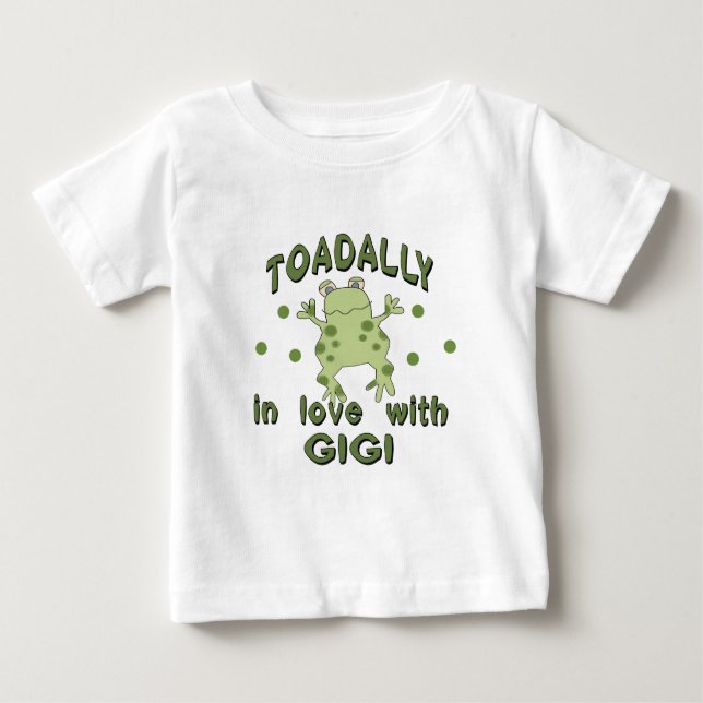 TOADALLY Love Gigi Frog Baby T-Shirt (Front)