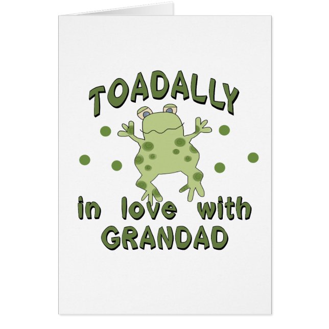 TOADALLY Love Grandad Frog (Front)