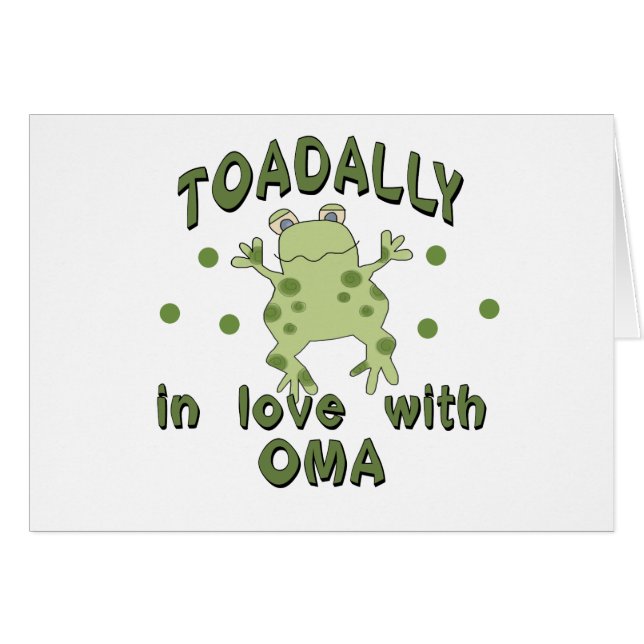 TOADALLY Love Oma Frog (Front Horizontal)