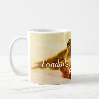 Toadally Not a Morning Person Fun Coffee Mug