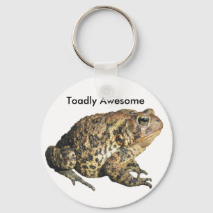 Toadly Awesome Toad Key Ring