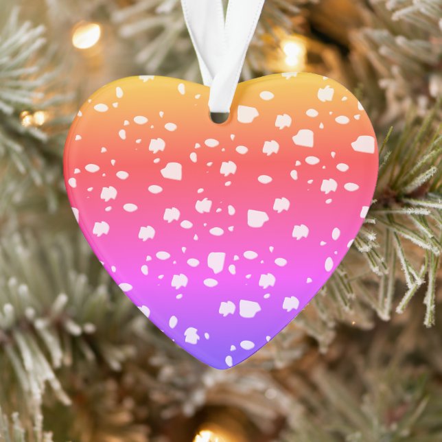 Toadstool  art,rainbows colours ornament (Tree)