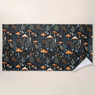 Toadstool Forest Beach Towel