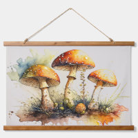 Toadstool Mushrooms, Amanita Muscaria 