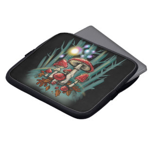 Toadstool mushrooms~ laptop case