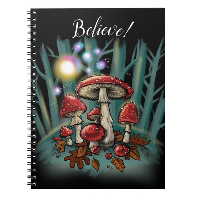 Toadstool mushrooms~ notebook (Front)