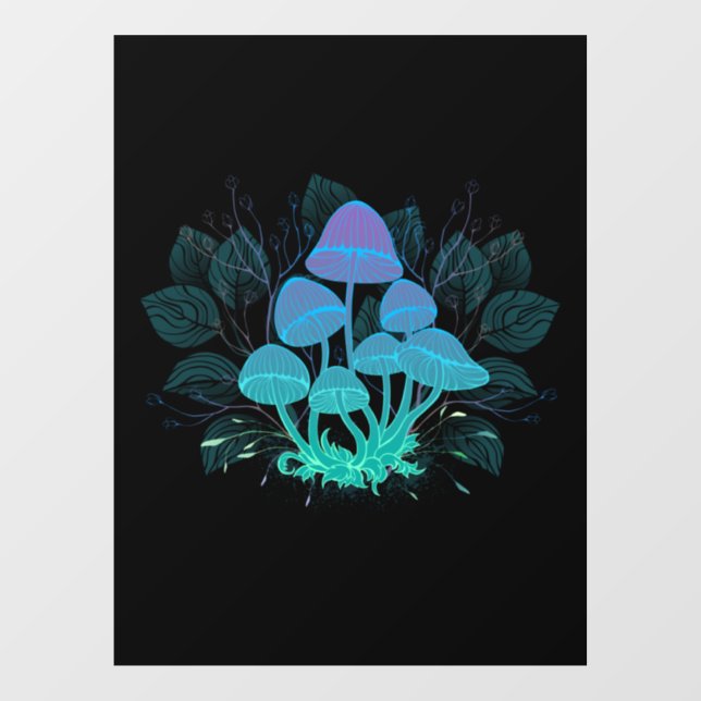Toadstools in Bushes (Sheet)