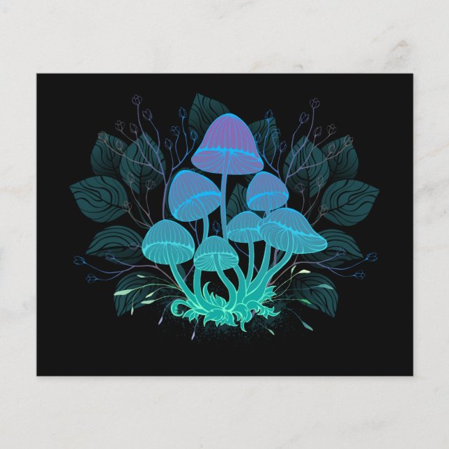 Toadstools in Bushes (Front)