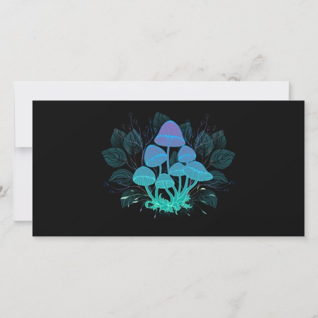 Toadstools in Bushes Announcement (Front)