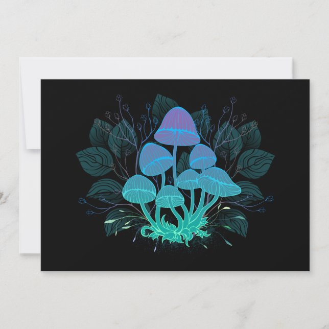 Toadstools in Bushes Announcement (Front)