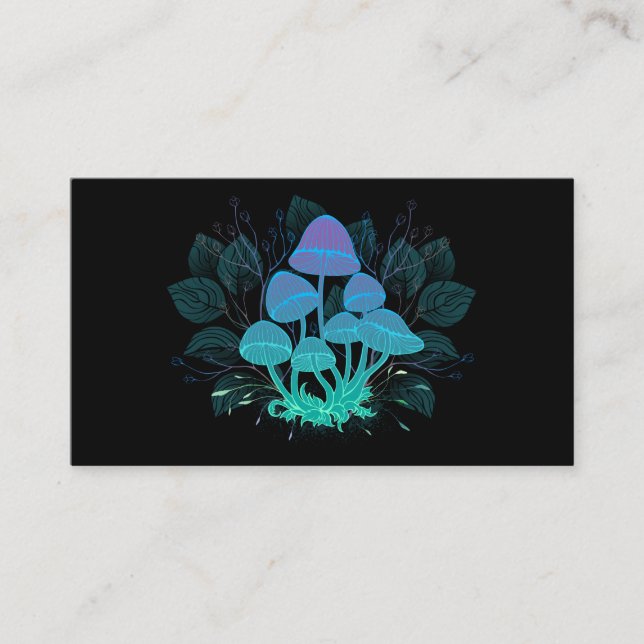 Toadstools in Bushes Appointment Card (Front)