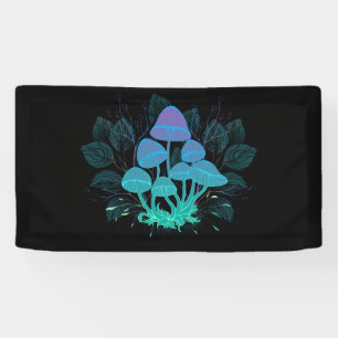 Toadstools in Bushes Banner