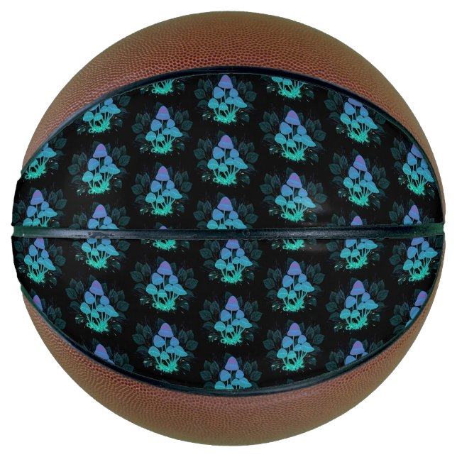 Toadstools in Bushes Basketball (Front)