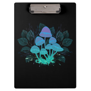 Toadstools in Bushes Clipboard