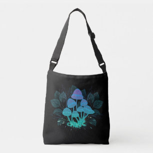 Toadstools in Bushes Crossbody Bag
