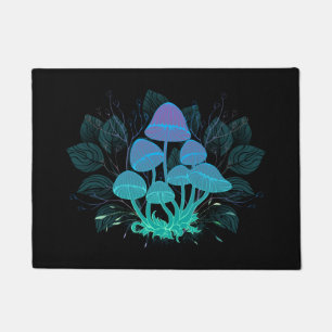 Toadstools in Bushes Doormat