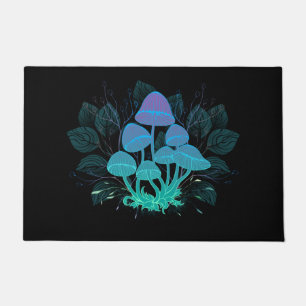 Toadstools in Bushes Doormat
