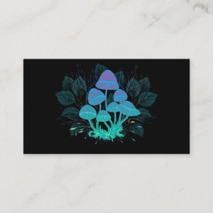 Toadstools in Bushes Enclosure Card