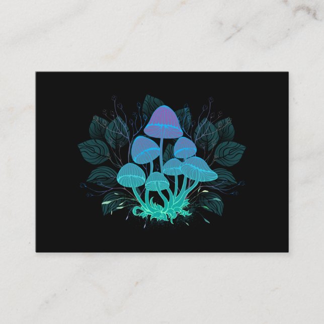 Toadstools in Bushes Enclosure Card (Front)